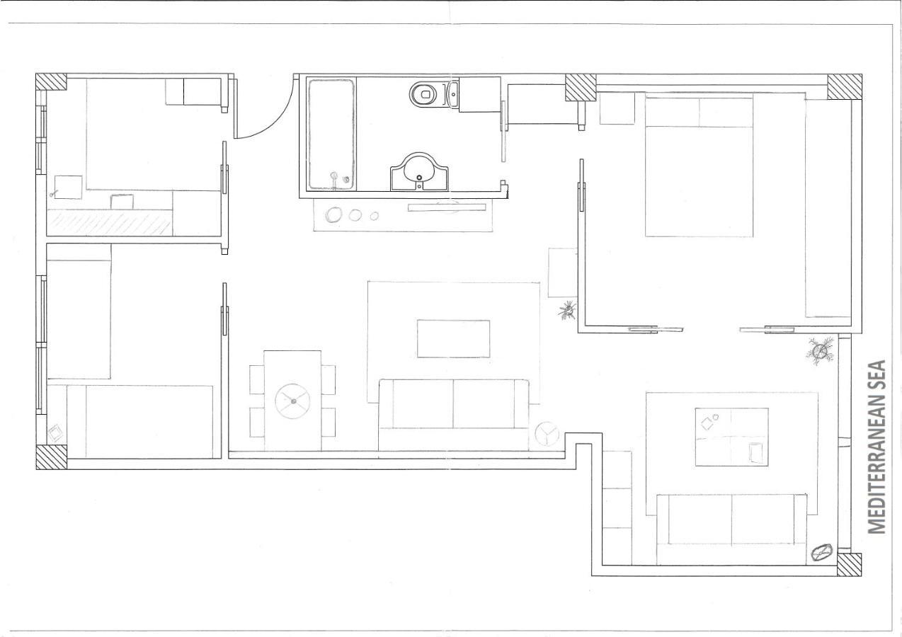 Apartamento Frente Al Mar Málaga Oda fotoğraf